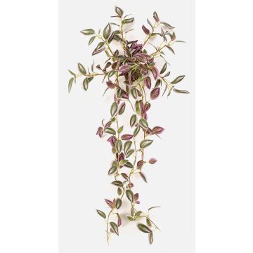 Kunstpflanze Tradescantia zebrina DIHALLO auf Steckstab, hängend, grün-lila, 70cm