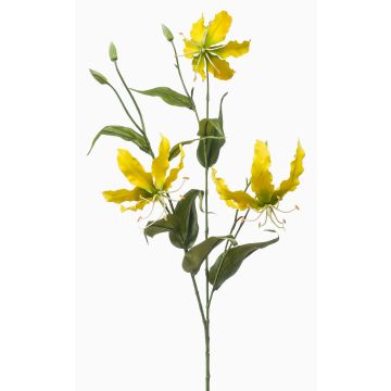 Deko Zweig Gloriosa TROFEL, gelb-grün, 90cm