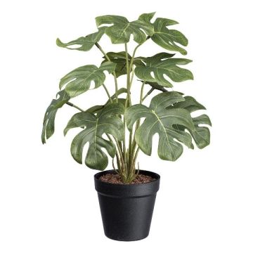 Kunst Philodendron Monstera Deliciosa TOCON im Dekotopf, 40cm