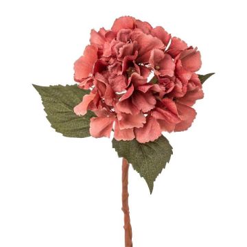 Kunstblume Hortensie TREASY, altrosa, 35cm, Ø12cm