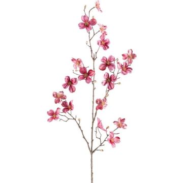 Deko Zweig Hartriegel HISOP, dunkelrosa, 85cm