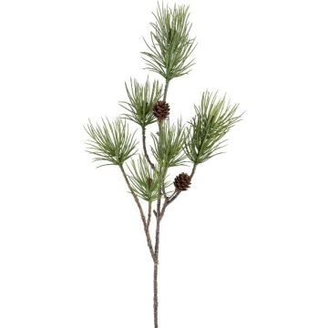 Künstlicher Zweig Kiefer GRALTO mit Zapfen, grün, 70cm