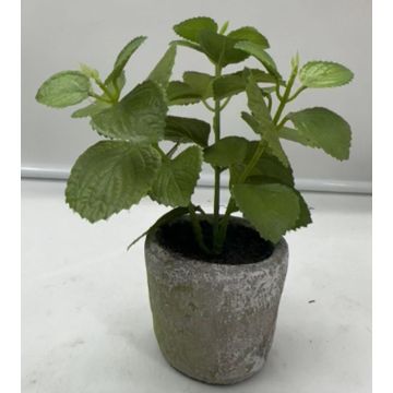 Kunstpflanze Minze POLINDA im Dekotopf, grün, 26cm