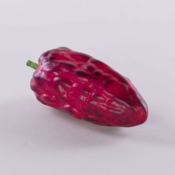 Deko Obst Kakaofrucht FORDIHAN, violett, 13cm