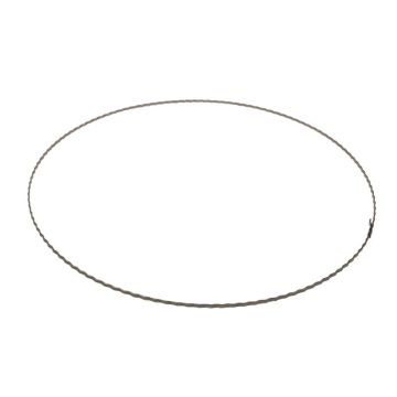 OASIS® Metallring aus gewelltem Flachdraht, grau, Ø30cm