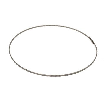 OASIS® Metallring aus gewelltem Flachdraht, grau, Ø18cm OASIS® Metallring aus gewelltem Flachdraht, grau, Ø18cm