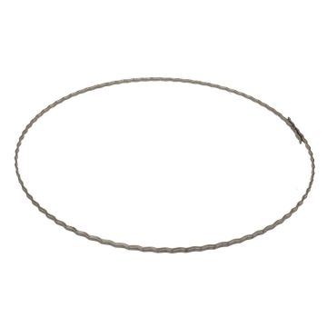 OASIS® Metallring aus gewelltem Flachdraht, grau, Ø20cm OASIS® Metallring aus gewelltem Flachdraht, grau, Ø20cm