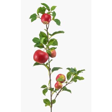 Deko Apfel Zweig ZANINA mit Früchten, rot-gelb, 95cm