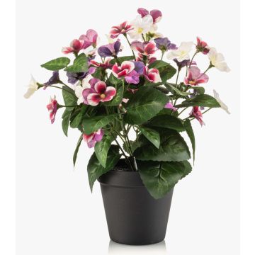 Stiefmütterchen künstlich NORHA im Dekotopf, pink-lila-weiß, 30cm Stiefmütterchen künstlich NORHA im Dekotopf, pink-lila-weiß, 30cm