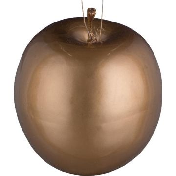 Deko Obst Apfel TUSKA, gold, 8cm