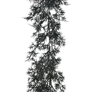 Kunstgirlande Asparagus sprengeri KLUMAN, schwarz, 195cm