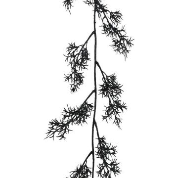 Kunstgirlande Asparagus sprengeri NAFTY, schwarz, 175cm