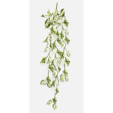 Künstliche Hängepflanze Scindapsus LAXORE auf Steckstab, weiß-grün, 85cm