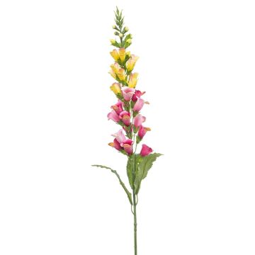 Kunstblume Fingerhut SCHYNRA, gelb-rosa, 95cm