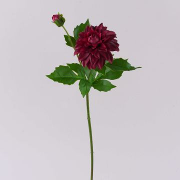 Kunstblume Dahlie WERNYT, burgunderrot, 45cm, Ø10cm Kunstblume Dahlie WERNYT, burgunderrot, 45cm, Ø10cm