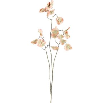 Künstlicher Zweig Duftwicke SAJIN, pfirsich-grün, 100cm
