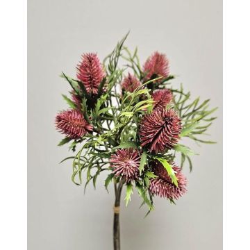 Kunstblumenstrauß Edeldistel Bund SEKLINA, altrosa, 35cm Kunstblumenstrauß Edeldistel Bund SEKLINA, altrosa, 35cm