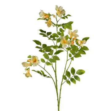 Kunstzweig Trompetenblume FRUHAN, gelb, 80cm