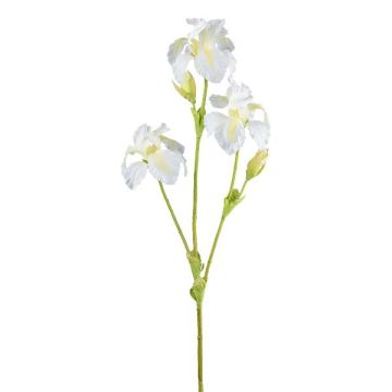 Deko Zweig Iris KLAVO, weiß, 80cm