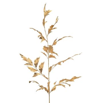 Künstliches Palmenblatt Fischschwanzpalme MANIESO, gold, 130cm