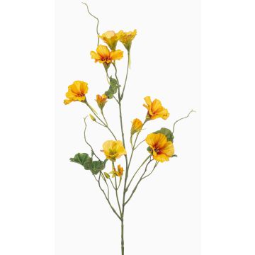 Deko Zweig Brunnenkresse MEZLON mit Blüten, gelb, 80cm