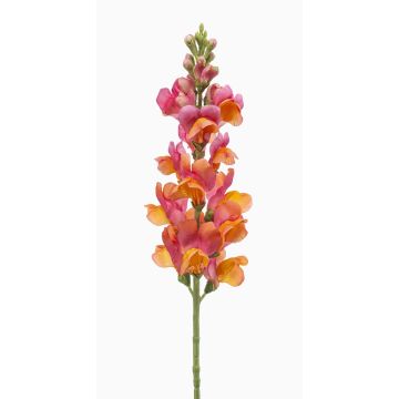 Kunstblume Löwenmäulchen DAENERYS, rosa-orange, 80cm