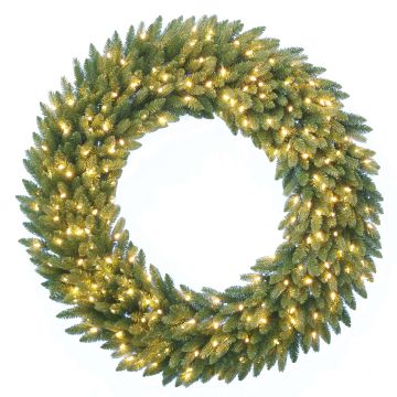 Künstlicher Tannenkranz AMARILLO, grün, LEDs, Ø90cm Künstlicher Tannenkranz AMARILLO, grün, LEDs, Ø90cm