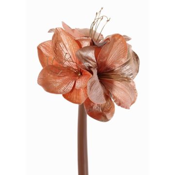 Samt Amaryllis Kunstblume KIRSTY, rosé, 70cm, Ø13-15cm Samt Amaryllis Kunstblume KIRSTY, rosé, 70cm, Ø13-15cm