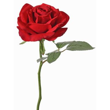 Kunstblume Rose NIKOLETA, rot, 30cm, Ø12cm