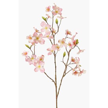 Kunstblume Hartriegel NARIUS mit Blüten, rosa-weiß, 80cm, Ø4-7cm