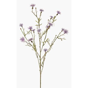 Kunstblumenzweig Kornblume ZENOBIOS, blau-lila, 80cm, Ø3-4cm