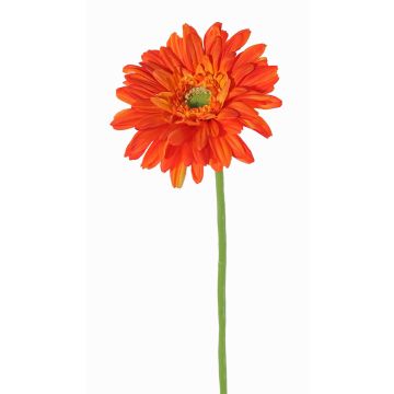 Gerbera künstlich HELLI, orange, 65cm, Ø12cm