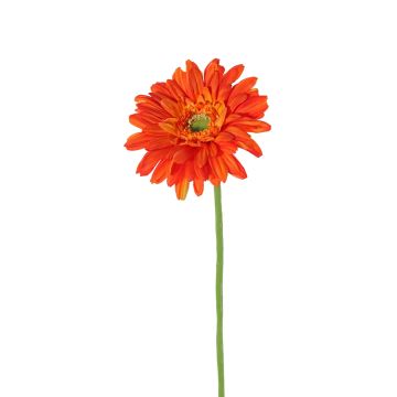 Gerbera künstlich HELLI, orange, 65cm, Ø12cm