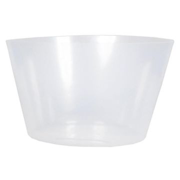 Einsatzgefäß KIPA für Pflanzkörbe, Kunststoff, wasserdicht, klar, 15cm, Ø25cm