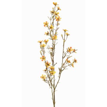 Künstliche Wachsblume NIANG, gelb-orange, 80cm, Ø1,5-2,5cm