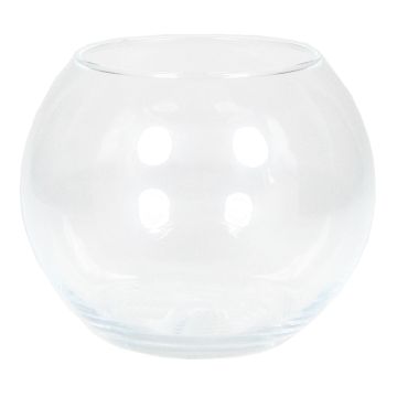 Windlicht TOBI OCEAN aus Glas, klar, 9,5cm, Ø12cm Windlicht TOBI OCEAN aus Glas, klar, 9,5cm, Ø12cm