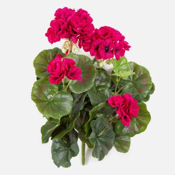 Plastik Geranie CAPH auf Steckstab, violett, 30cm