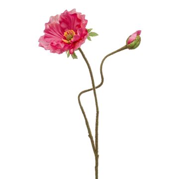 Kunstblume Mohnblume HASNA, pink, 75cm, Ø11cm Kunstblume Mohnblume HASNA, pink, 75cm, Ø11cm