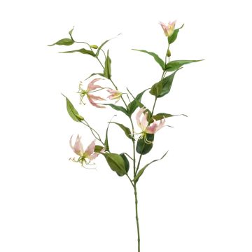 Große Kunstblume Gloriosa WARIS rosa-creme, 120cm
