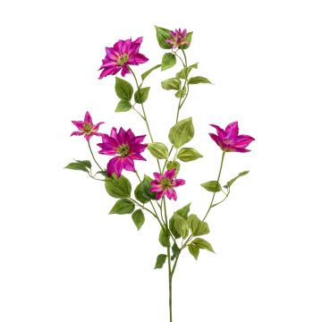 Große Kunstblume Clematis HIKARI, pink, 110cm, Ø5-14cm