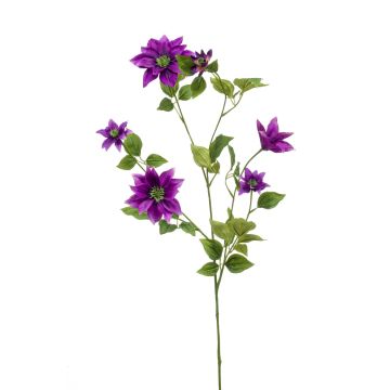 Große Kunstblume Clematis HIKARI, pink, 110cm, Ø5-14cm