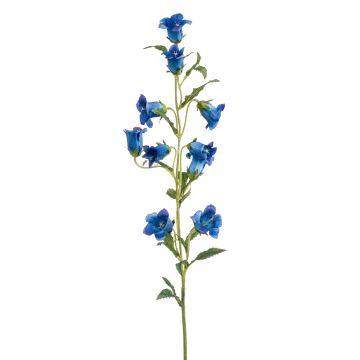 Deko Kunstblume Glockenblume AIMI, dunkelblau, 90cm, Ø3-5cm