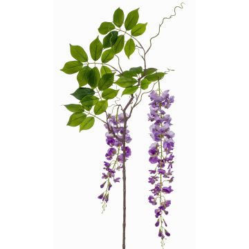 Große Kunstblume Blauregen Zweig NISSRINE mit Blüten, lila, 145cm Große Kunstblume Blauregen Zweig NISSRINE mit Blüten, lila, 145cm