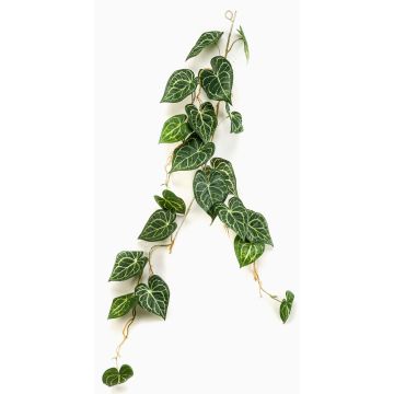 Künstliche Anthurium Girlande GILES, grün, 110cm