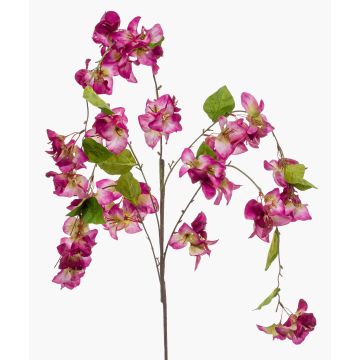 Dekozweig Drillingsblume MIKKI mit Blüten, violett, 120cm