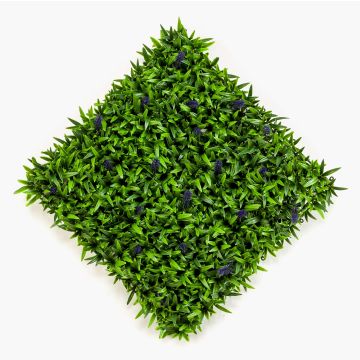 Kunstblumen Matte / Hecke Lavendel DECAN, crossdoor, grün, 50x50cm