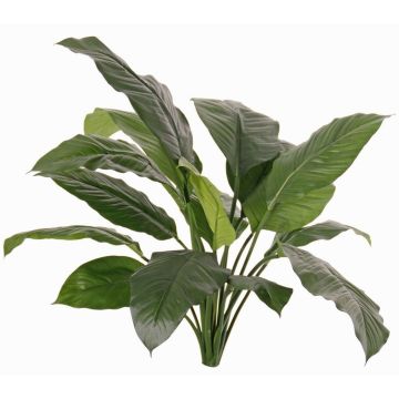 Kunstpflanze Spathiphyllum PLAKIAS, schwer brennbar, Steckstab, grün, 90cm