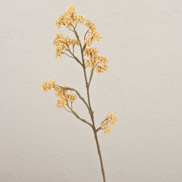 Liebesperlenstrauch Zweig künstlich BEYNAC, Beeren, beige 40cm