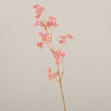 Liebesperlenstrauch Zweig künstlich BEYNAC, Beeren, rosa, 40cm