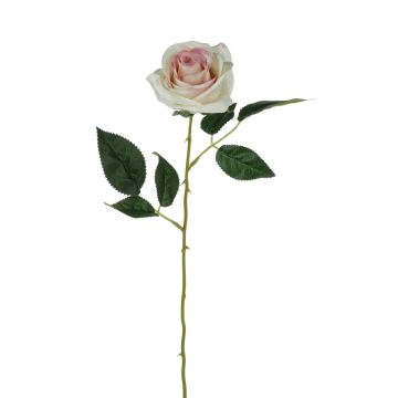 Kunstblume Rose SEENSA, creme-rosa, 55cm, Ø7cm